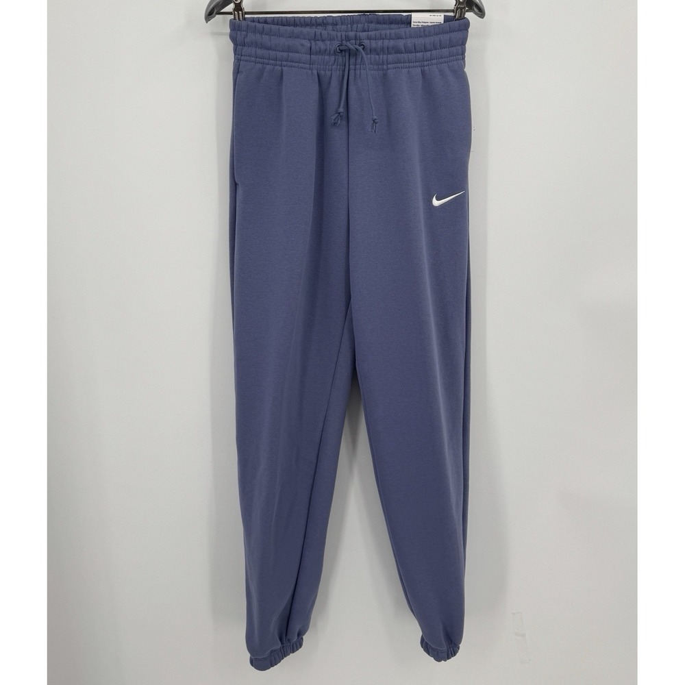Nike Womens Phoenix Fleece High-Waisted Oversized Sweatpants Blue FZ5996-499 XS